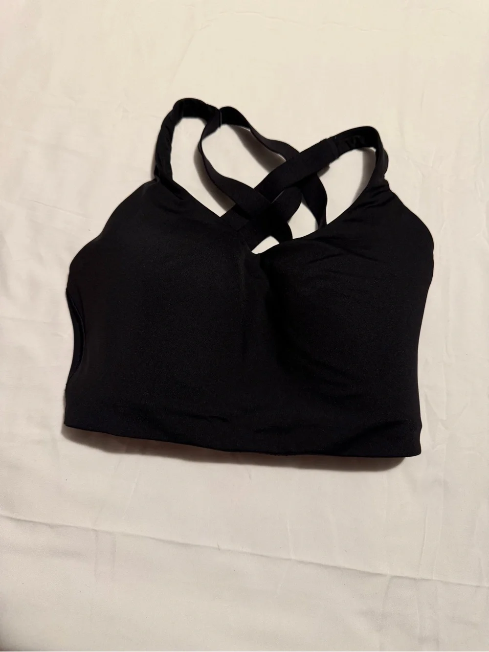 lululemon athletica Black Crisscross Strappy Sports Bra